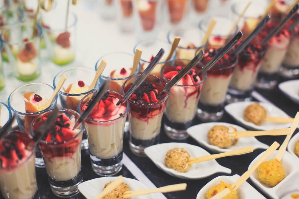 themed wedding catering ideas