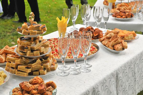 Birthday Catering, outdoors